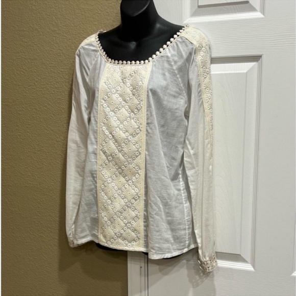 Tory Burch Ivory Embroidered Top Blouse
Size: 8 Tory Burch - Picture 4 of 13